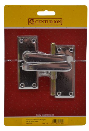 Vict Chromed Straight Lever Latch Handle