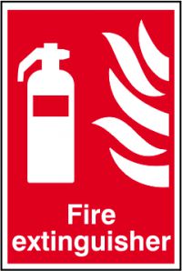 Fire extinguisher - 1.2mm Recyclable PP (200 x 300mm)