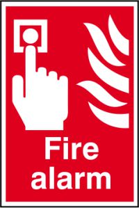 Fire alarm - 1.2mm Recyclable PP (200 x 300mm)