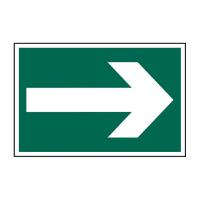 Arrow symbol - 1.2mm Recyclable PP (300 x 200mm)