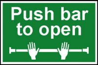 Push bar to open - 1.2mm Recyclable PP (300 x 200mm)