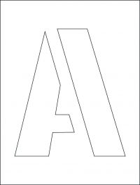 300mm Letters Stencil Kits (A-Z)