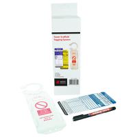 Tower Scaffold Safety Kit (10 ClawTag holders, 20 inserts, 2 pens)