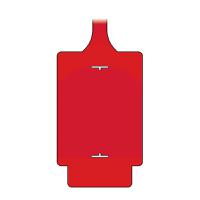 AssetTag Flex - Red (Pk 50 Blank)