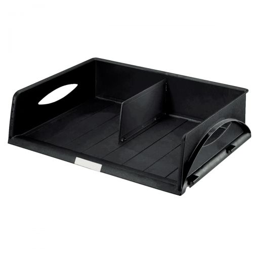 Leitz Sorty Jumbo Letter Tray W490xD385xH125mm Landscape A3 Maxi Black Ref 52320095