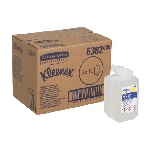Kleenex Moisturising Gel Hand Sanitiser 1 Litre Ref 6382