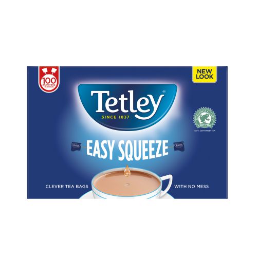 Tetley Tea Bags Drawstring Non Drip Ref 0403158 Pack 100 Tetley Tea Bags Drawstring Non Drip Ref 0403158 Pack 100