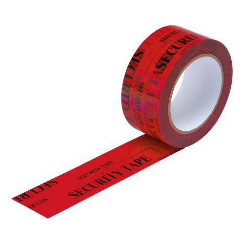Security Tape Tamper Evident 48mmx50m Red