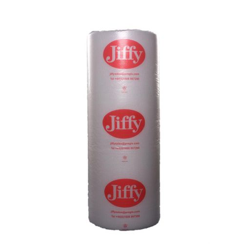 Jiffy Bubble Film Roll Bubbles of Diam. 10mmxH5mm 1000mmx100m Clear Ref BROE53306