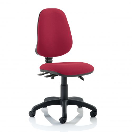 Trexus 3 Lever High Back Asynchronous Chair Red 480x450x490-590mm Ref OP000037