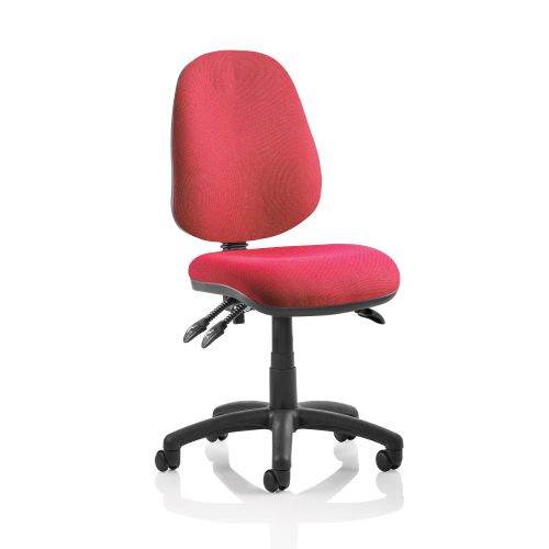 TrexusP 3 Lever High Back Asynchronous Chair Red 500x450x450-570mm Ref OP000084