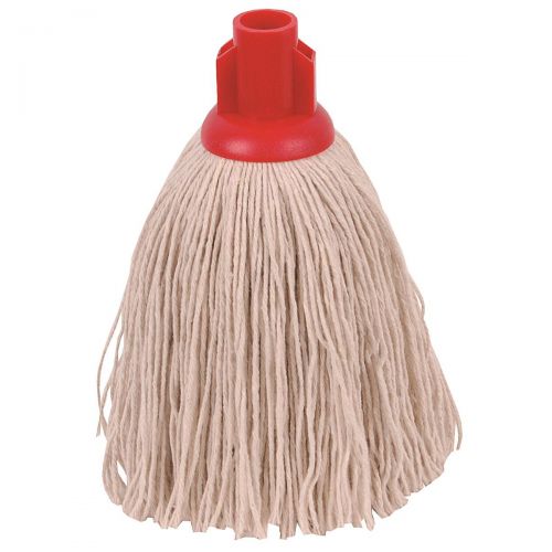 Robert Scott & Sons Twine Socket Mop for Rough Surfaces 12oz Red Ref 101852RED [Pack 10]