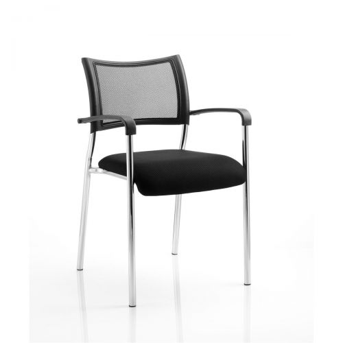 Trexus Brunswick Chrome Frame with Arms Black 460x470x490mm Ref BR000025