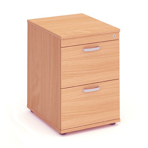 Trexus 2 Drawer Filing Cabinet 500x600x800mm Beech Ref I000072