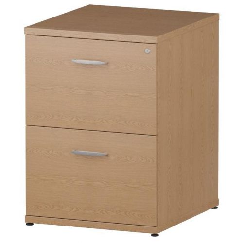 Trexus 2 Drawer Filing Cabinet 500x600x800mm Oak Ref I000780