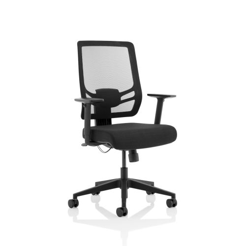 Trexus Ergo Twist Fabric Seat Mesh Back Black Ref OP000252