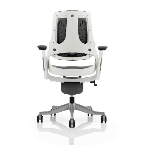 Adroit Zure Executive Chair With Arms Leather Black Ref Ex000110