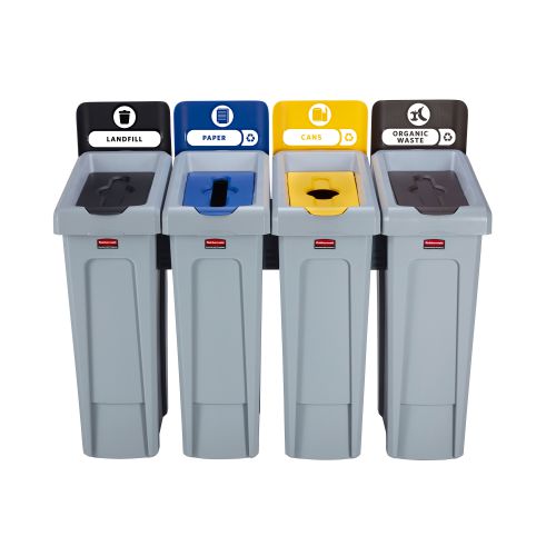 Slim Jim Recycling Station 4 Stream 1219x546x1022mm Ref 2057608