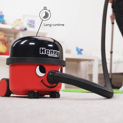 Numatic Cordless Henry Vacuum Cleaner 250W 6 Litre Capacity HVB160 Ref 907226 Numatic Cordless Henry Vacuum Cleaner 250W 6 Litre Capacity HVB160 Ref 907226