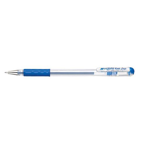 5 Star Office Roller Gel Grip Pen 1.0mm Tip 0.5mm Line Black Pack 10