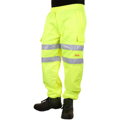 New High Visibility Hi Vis Shorts Work Wear Cargo Jogging Pants