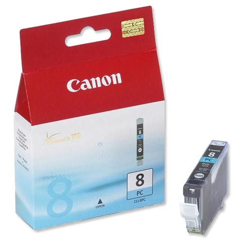Canon CLI-8PC Inkjet Cartridge Page Life 198pp 13ml Photo Cyan Ref 0624B001