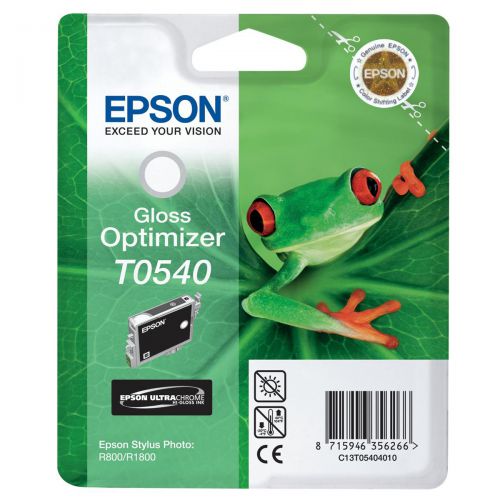Epson T0540 Inkjet Cartridge Frog Page Life 400pp 13ml Gloss Optimiser Ref C13T05404010