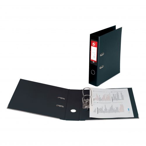 5 Star Office PP L/Arch File A4 Black