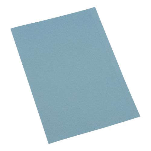 5 Star Office Square Cut Folder 250gsm Mediumweight A4 Blue 394283 [Pack 100]