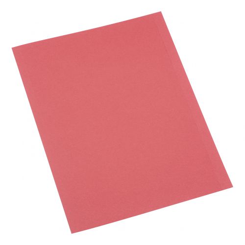5 Star Office Square Cut Folder 250gsm Mediumweight A4 Red 394348 [Pack 100]