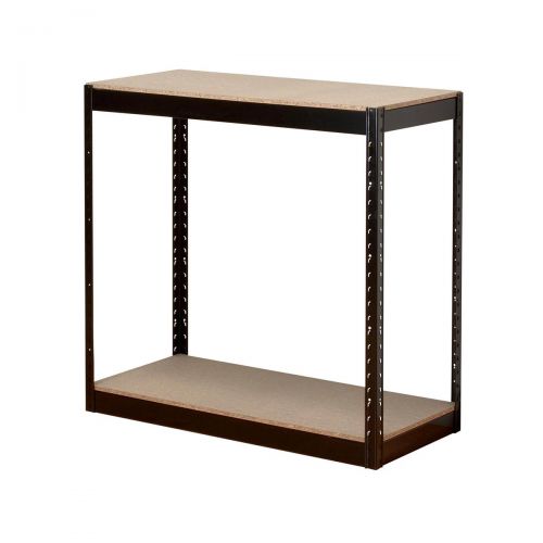 Influx Storage Shelving Unit Heavy-duty Boltless 2 Shelves Capacity 2x 150kg W950xD450xH940mm Black
