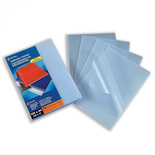 250micron A4 PVC Binding Cover x 200/'s Clear