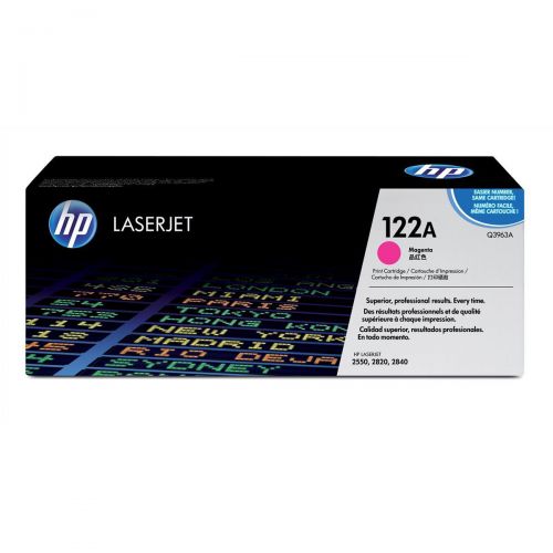 Hewlett Packard [HP] No. 122A Laser Toner Cartridge Page Life 4000pp Magenta Ref Q3963A