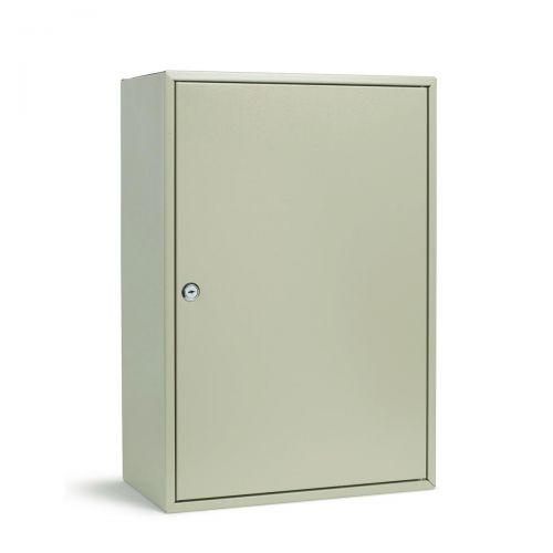Key Cabinet Steel Lockable With Wall Fixings Holds 300 Keys Grey