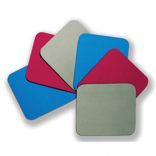 Fellowes Economy Mousepad Rubber Sponge backing and Non-slip Base Blue Ref 29700