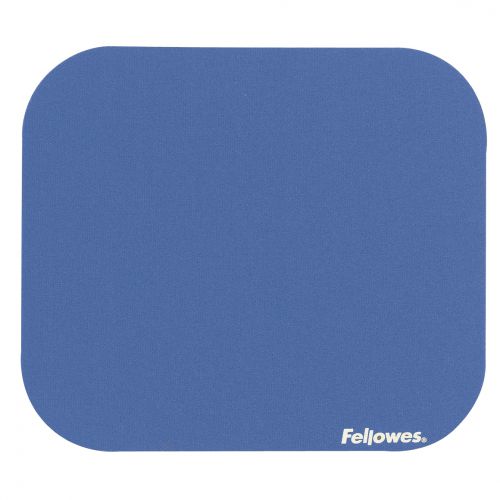 Fellowes Mousepad Solid Colour Blue Ref 58021-06