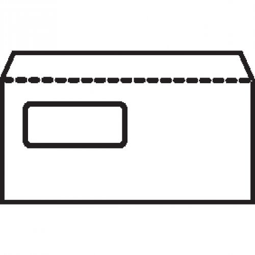 5 Star Office Envelopes Wallet Peel and Seal 100gsm White DL Pack 500