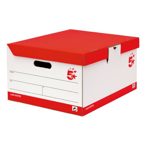 5 Star FSC Office Trunk Oyster/Blk Pk10