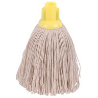 Robert Scott & Sons Twine Socket Mop for Rough Surfaces 12oz Yellow Ref 101852YELLOW [Pack 10]