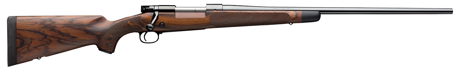 Winchester Repeating Arms 535239229 Model 70 Super Grade 264 Win Mag Caliber with 3+1 Cap, 26” Brl High Polished Blu Metal & AAA French Walnut Stk RH