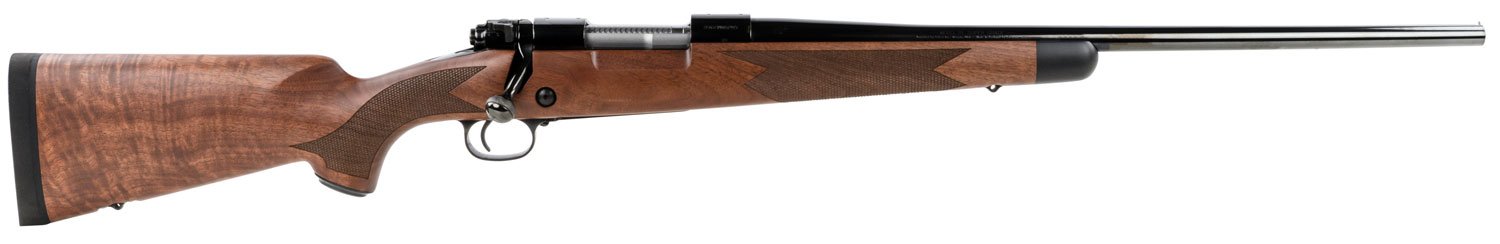 Winchester Repeating Arms 535203289 Model 70 Super Grade 6.5 Creedmoor Caliber with 4+1 Cap, 22” Brl High Polished Blu Metal & Satin Fancy Walnut Stk