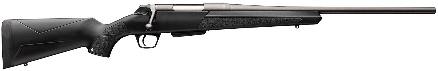 Winchester Repeating Arms 535720294 XPR Cmpct 6.5 PRC 3+1 22” Gray Perma-Cote Button Rifled Brl Gray Perma-Cote Stl D&T Rec Mat Blk Fixed Synth Stk,