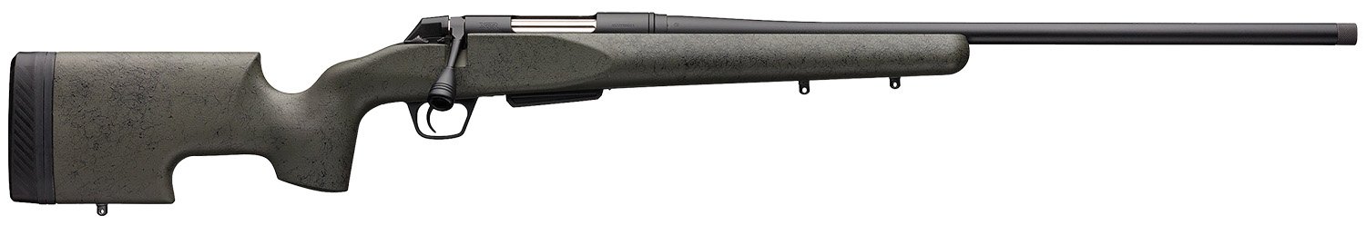 Winchester Guns 535732290 XPR SR 308 Win Caliber with 3+1 Cap, 22” Thrd Brl Blk Perma-Cote Metal & Blk Webbed Green Grayboe Renegade Long Range Stk