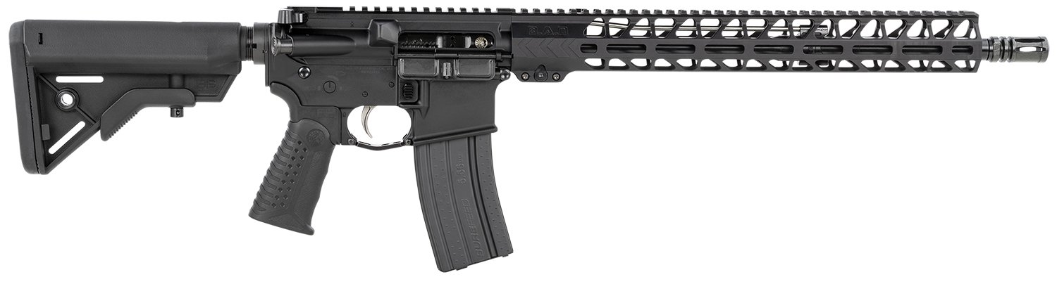 Battle Arms Development WORHORSE017 Workhorse  223 Wylde 16” 30+1 Black 6 Position B5 Bravo Adjustable Stock Black Polymer Grip Right Hand Optic Ready