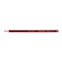 Staedtler 110 Tradition 2B Pencil Red/Black Barrel (Pack 12) - 110-2B