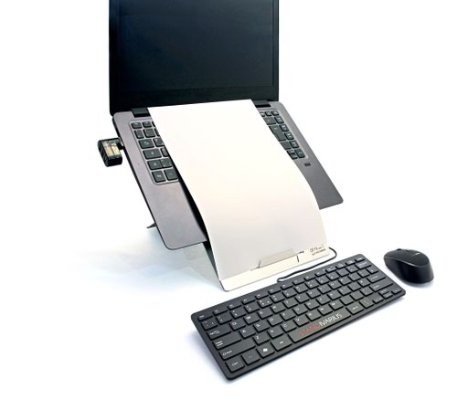 Piano II USB - Wired Portable Compact Keyboard Scissor Structure Keys  -  Black