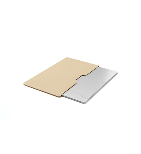 Laptop Stand with Pivotable Document Holder - Natural Aluminium
