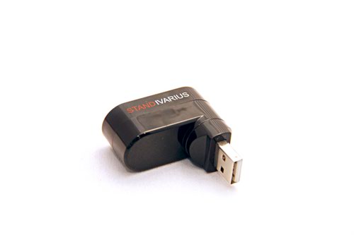 USB Hub - Rotating 3-Port USB (2.0) Extender - 144-10125