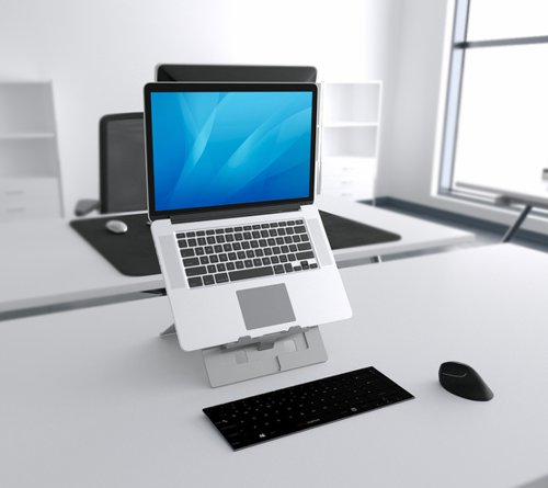 Laptop Stand - Natural Aluminium Laptop / Monitor Risers ST10601