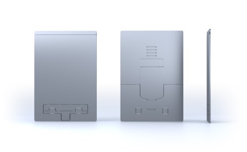 StandÂ·art - Ergonomic Portable Laptop Stand - Natural Aluminium